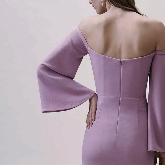 Bhldn Erin Dress lavender 💜 size s - Picture 4 of 5